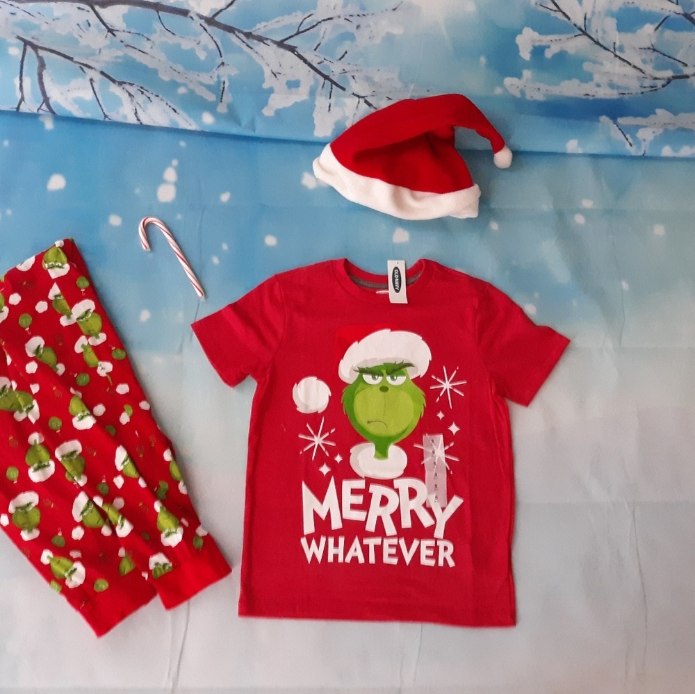 Grinch tshirt small kids